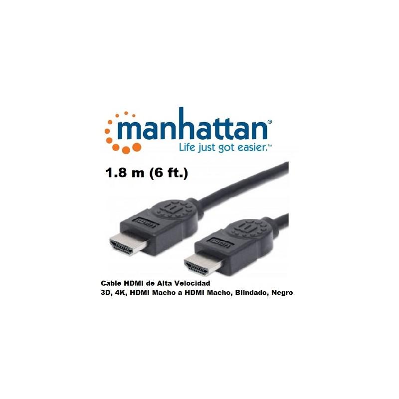 Cabo hdmi m/m  1.8 mt preto