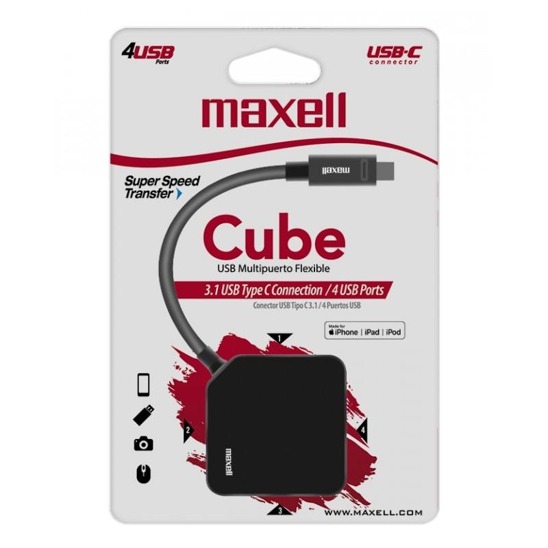 Adaptador hub cubo 4-porta usb 3.0  tipo-c