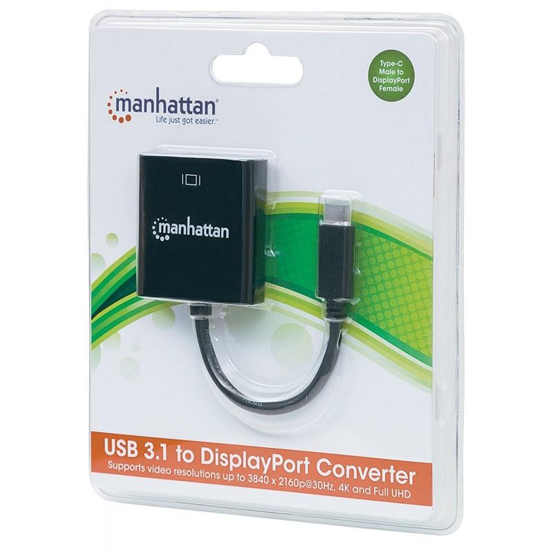 Adaptador usb 3.1 tipo-c para displayport