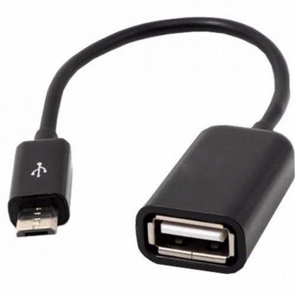 Adaptador usb-a femea  para otg  micro usb-b
