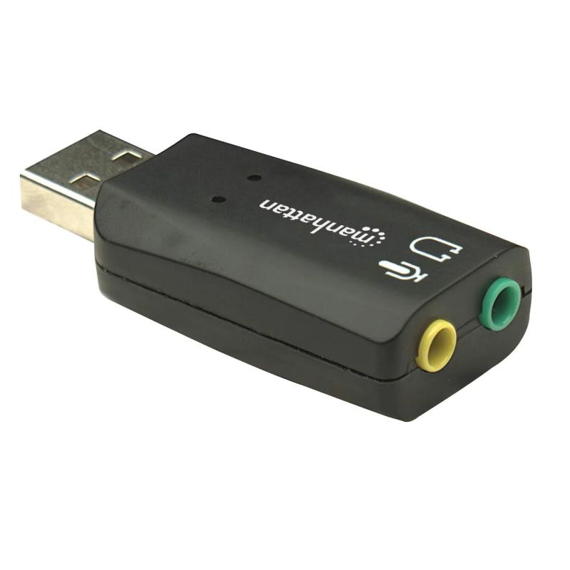 Adaptador usb-a para audio 3.5mm high speed preto