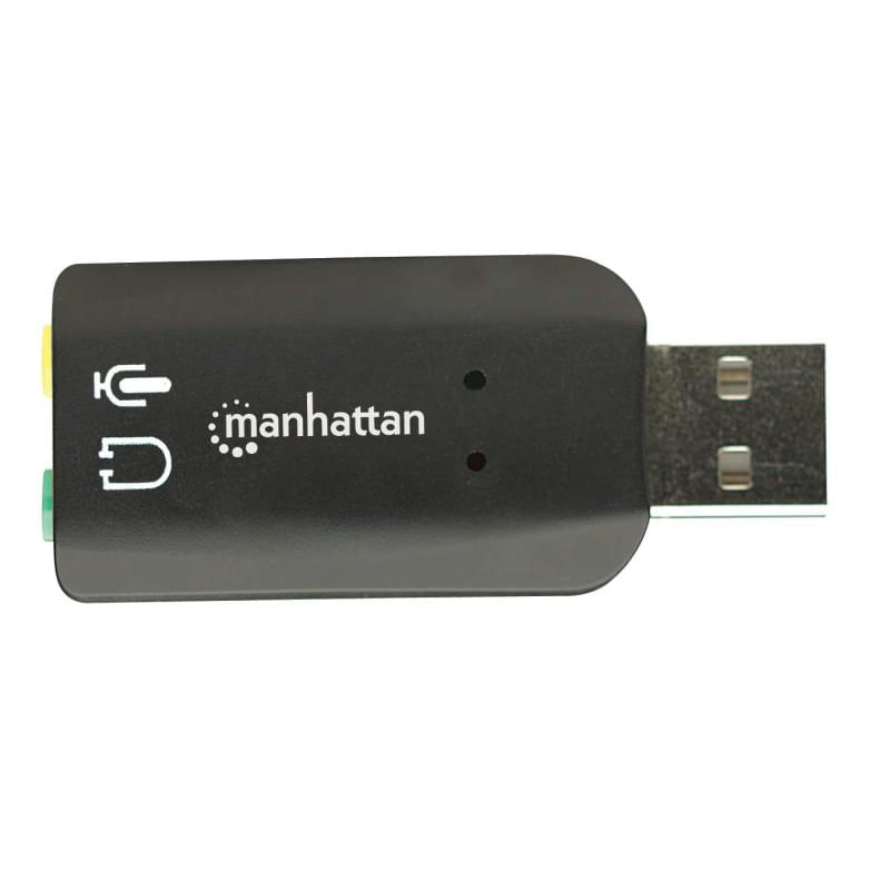 Adaptador usb-a para audio 3.5mm high speed preto