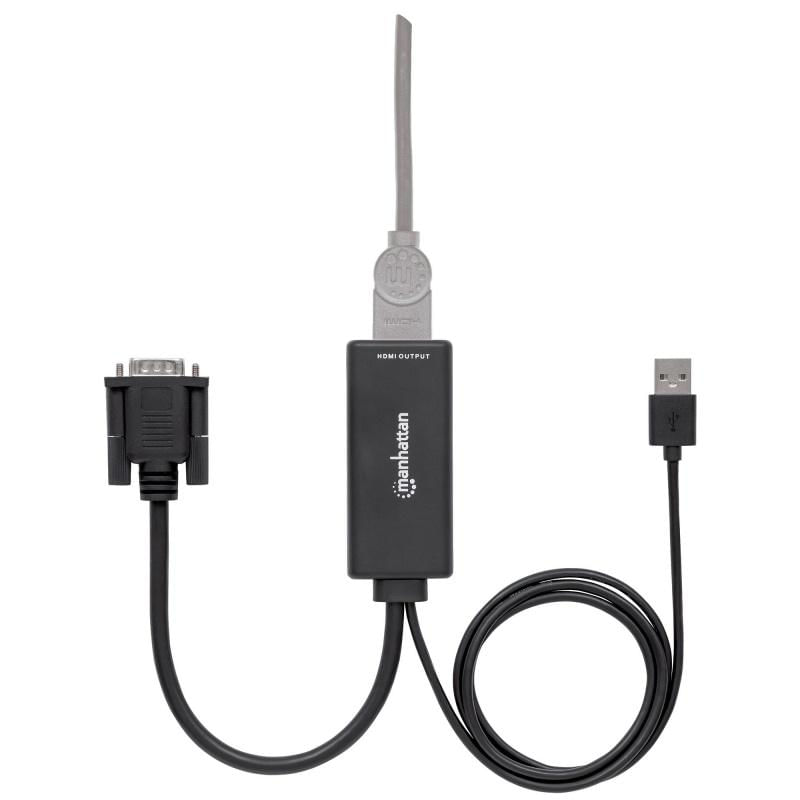 Adaptador vga/usb para hdmi conversor