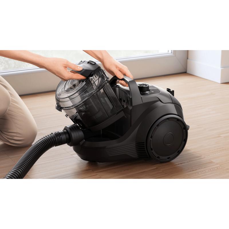 Aspirador sem saco serie 4 550w preto