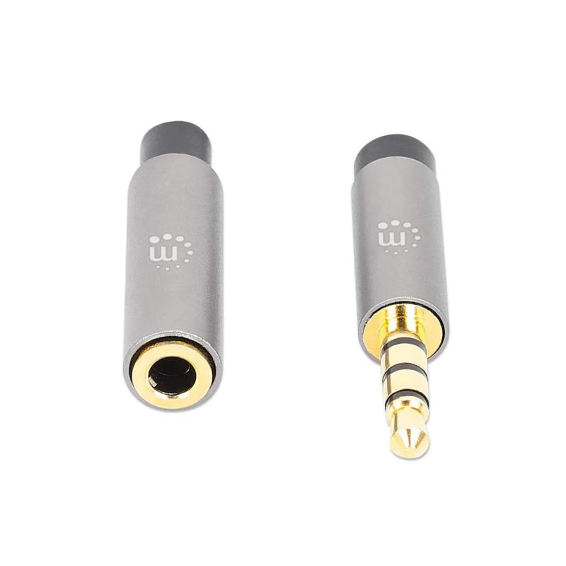 Cabo áudio estéreo fino 3.5mm (macho) para 3.5mm (fêmea) 1mt