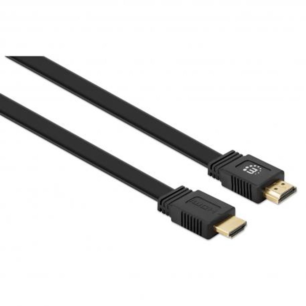 Cabo hdmi 3mt (m/m) plano 4k@60hz preto