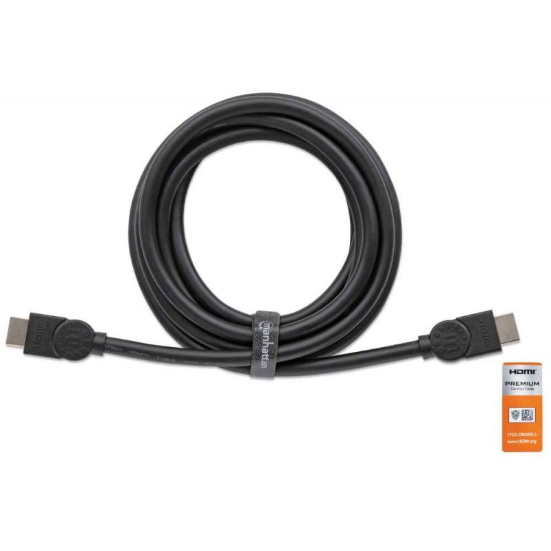 Cabo hdmi premium 1m 4k@60hz uhd preto