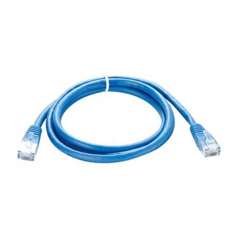 Cabo rede c5e  1 m utp dlink azul