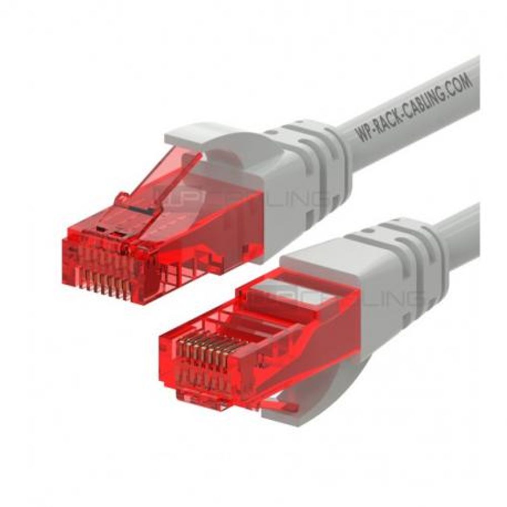 Cabo rede cat6 5m u-utp awg 26/7 cinza