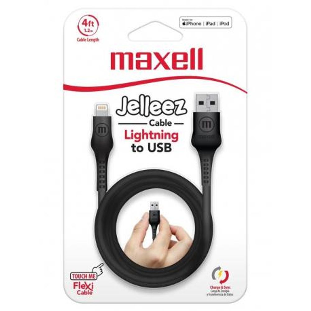 Cabo usb lightning metal 4ft 348207 preto
