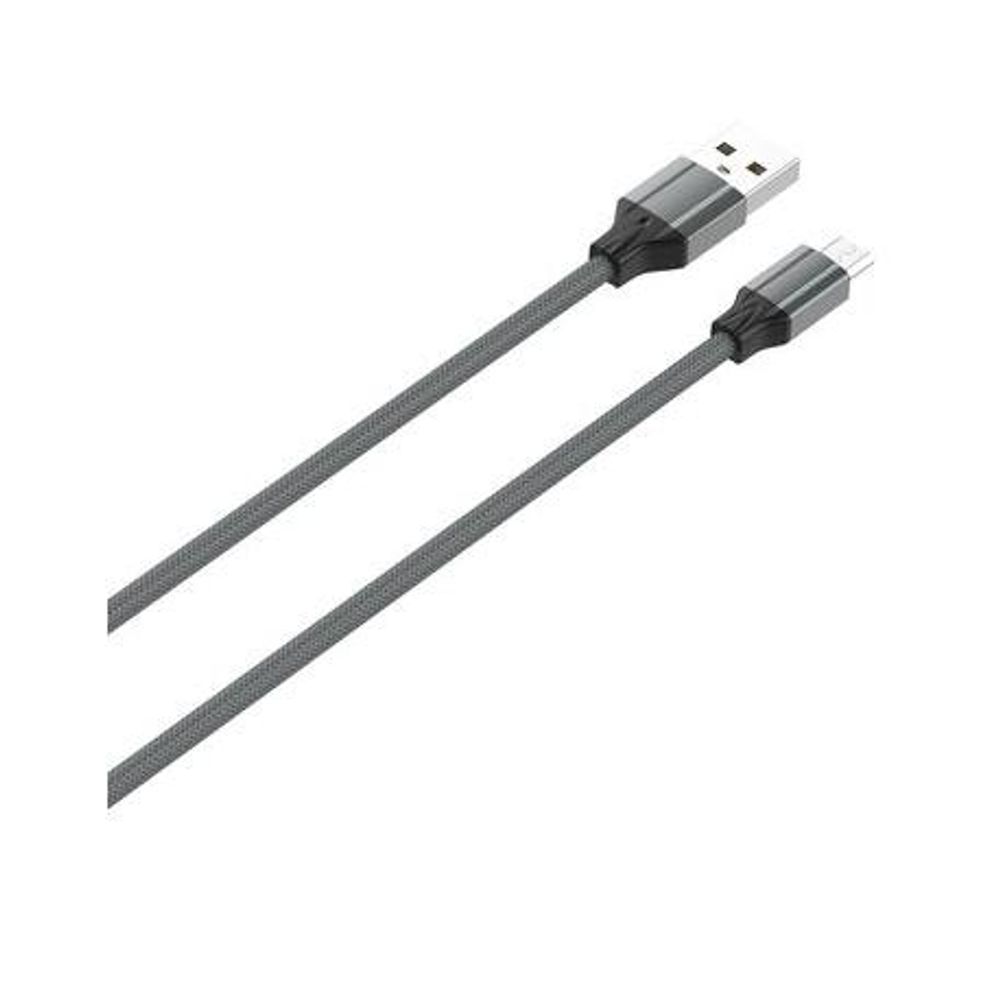 Cabo USB-A para Micro-USB 2M Cinza