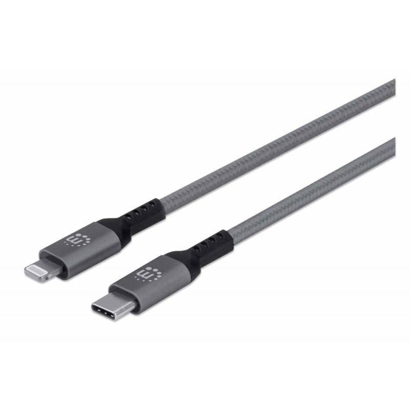 Cabo usb-c  para lightning (iphone) 0.5mt 18w