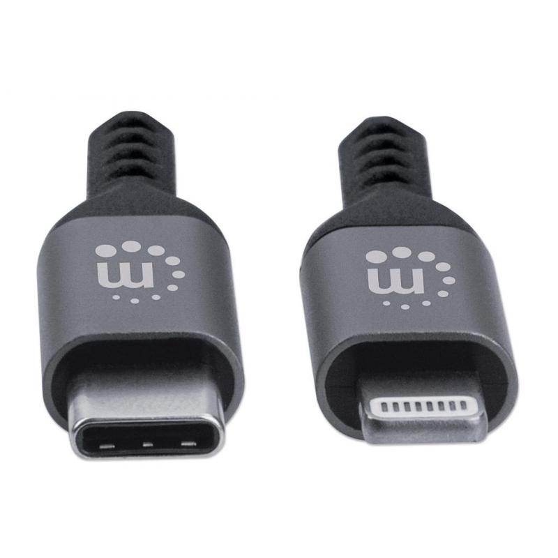 Cabo usb-c para lightning (iphone)  1mt 18w