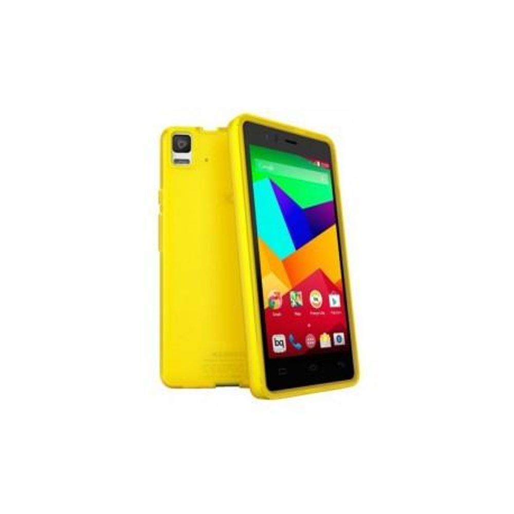 Capa bq e 5 lte gummie amarelo