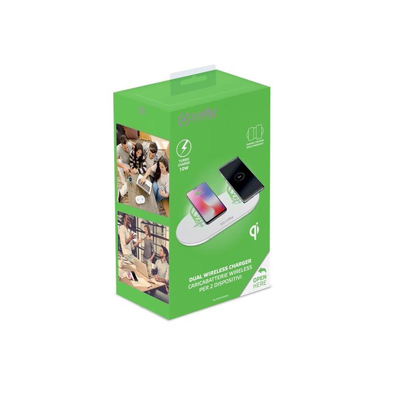 Carregador duplo wireless carga rápida