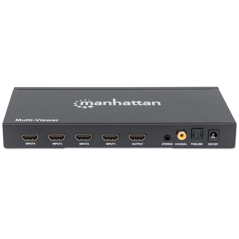 Hub multiviewer hdmi 1080p 4 portas hdmi matrix