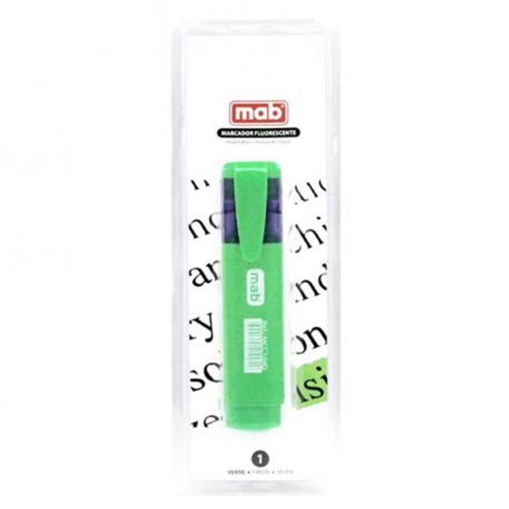 Marcador fluorescente verde