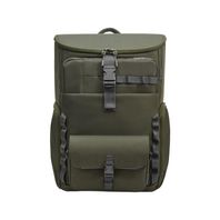 Mochila 15.6   modular verde cinza
