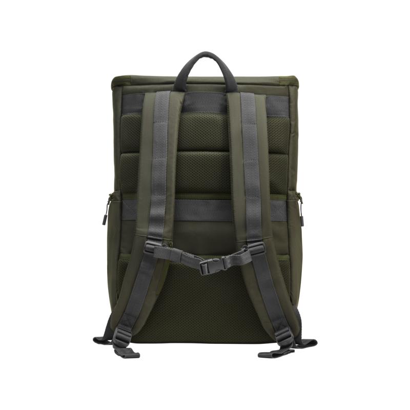 Mochila 15.6   modular verde cinza