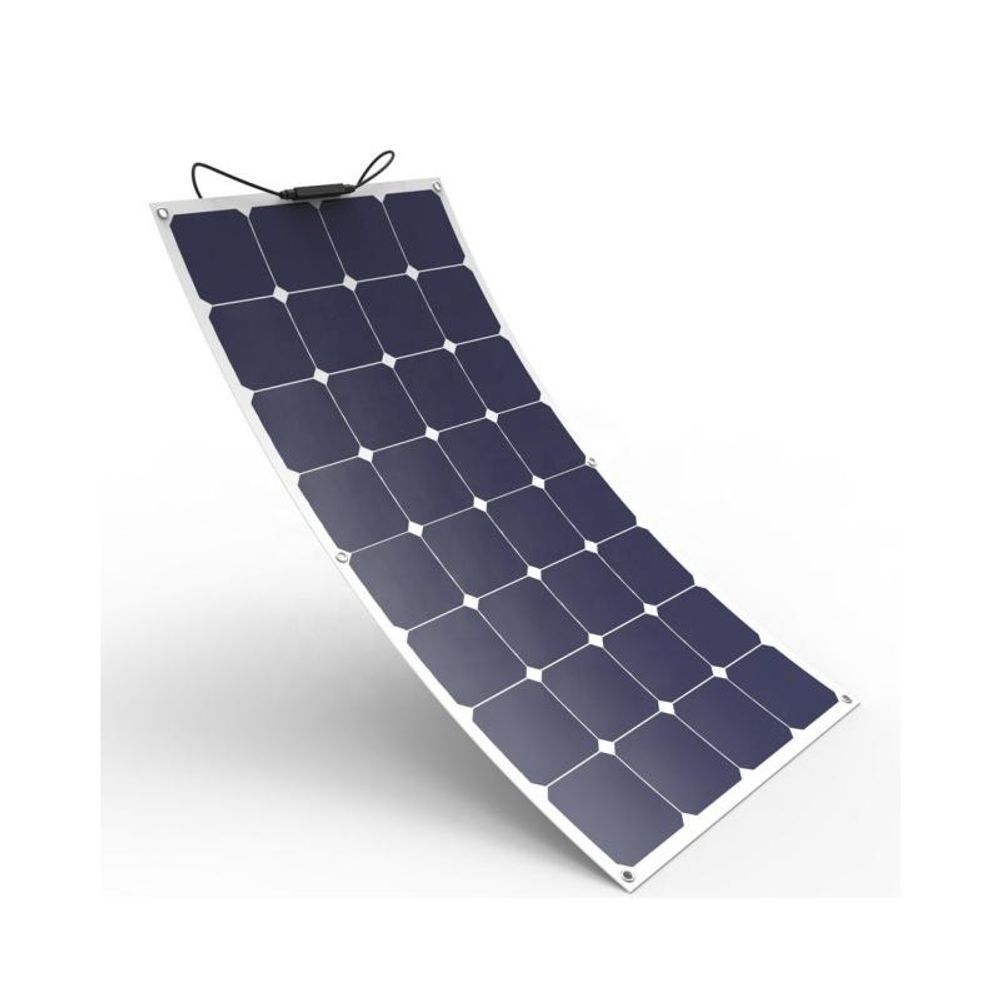 Painel solar 100w semi flexível (laminação etfe)