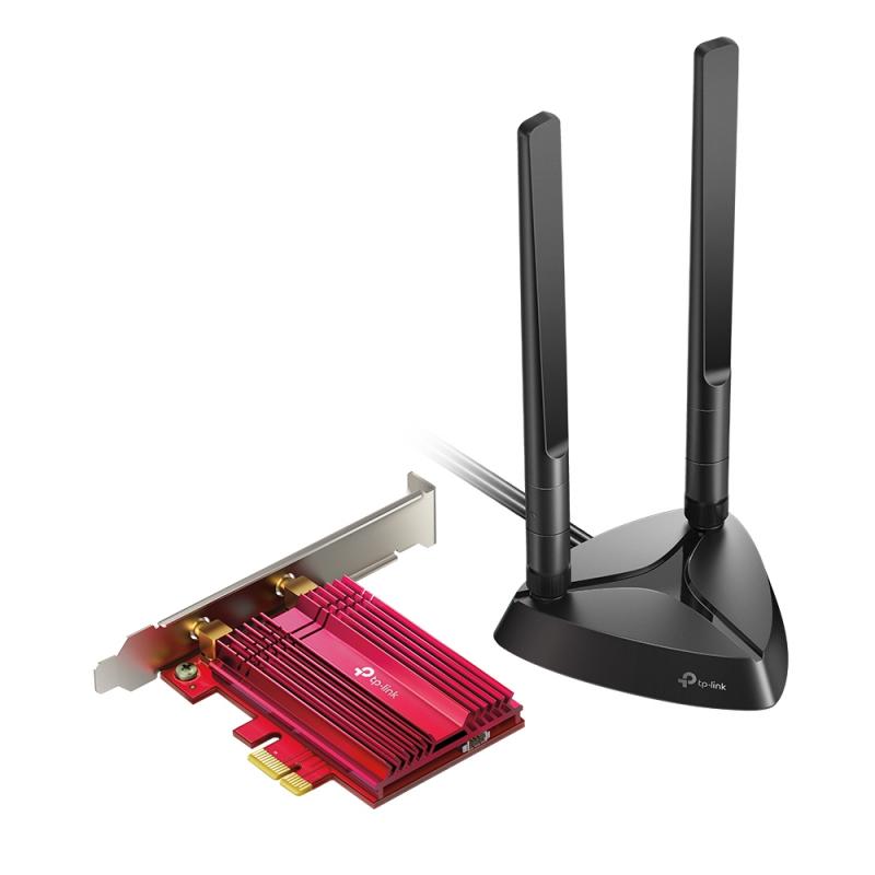 Placa pci wifi 6 ax3000 2x5dbi antenas bluetooth 5.0