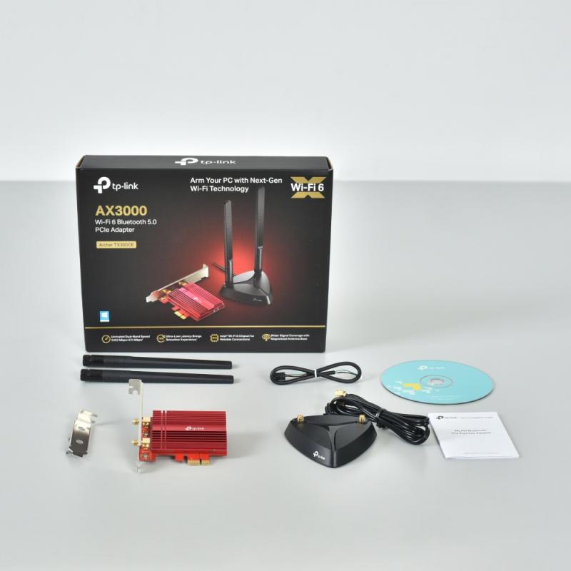 Placa pci wifi 6 ax3000 2x5dbi antenas bluetooth 5.0