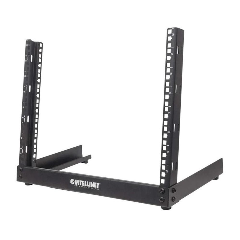 Suporte de rack 8u 19  preto