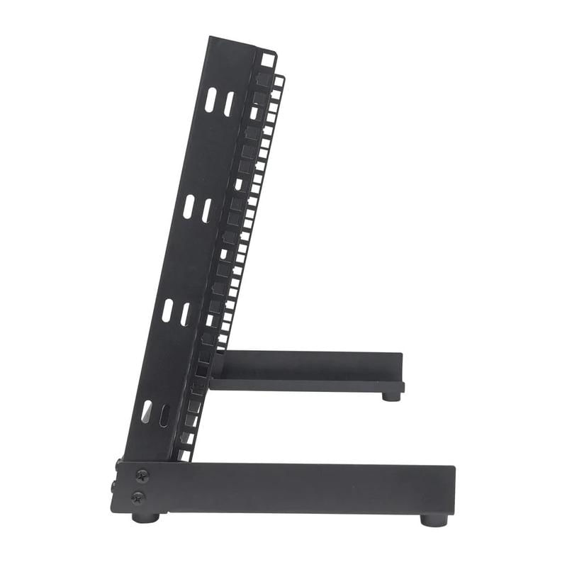 Suporte de rack 8u 19  preto