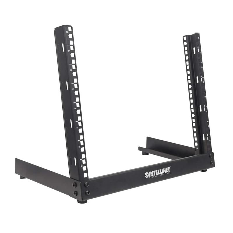 Suporte de rack 8u 19  preto