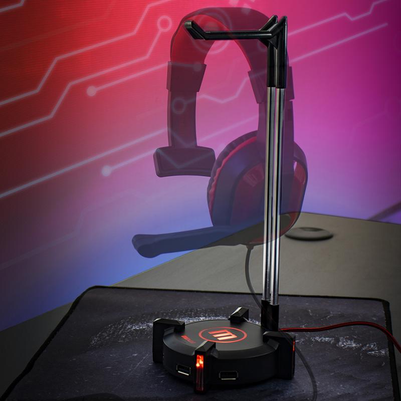 Suporte para headphone gamer com hub usb