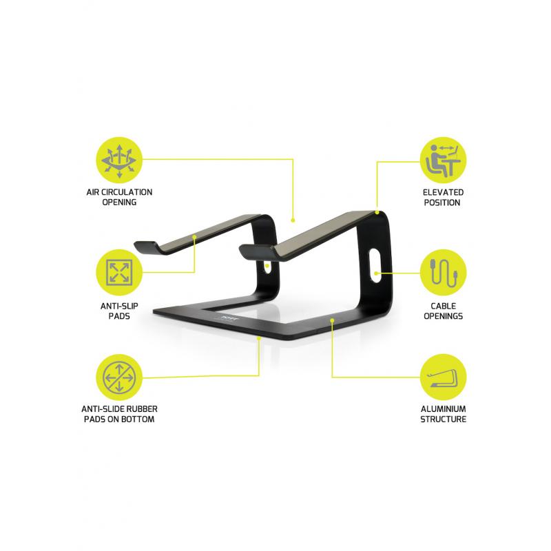 Suporte portatil 15.6   ergonómico ajustável
