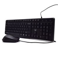 Teclado + Mouse Silent Com Fio