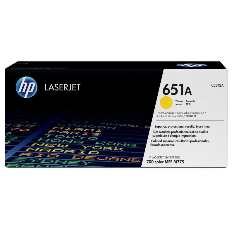Toner 651a  mfp 775 amarelo (ce342a)