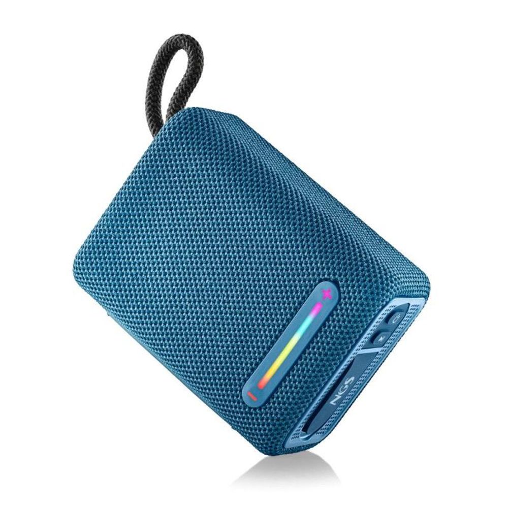 Coluna de som bt usb/fm 15w roller furia 1 azul