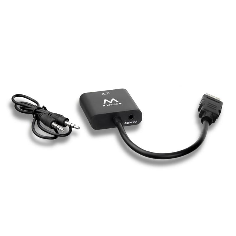 Conversor hdmi para vga com audio 0 15m
