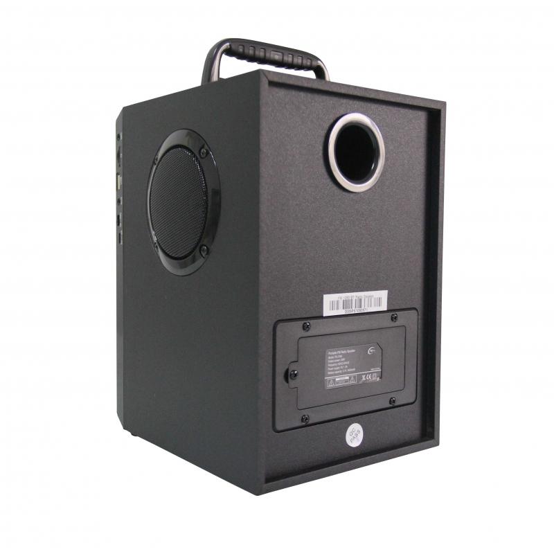 Radio Portátil Bt/Fm/Aux/Usb/Dc-5V-2A Bat