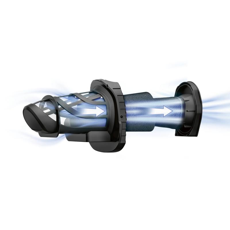 ASPIRADOR MINI SEM SACO LITHIUM 16V PRETO