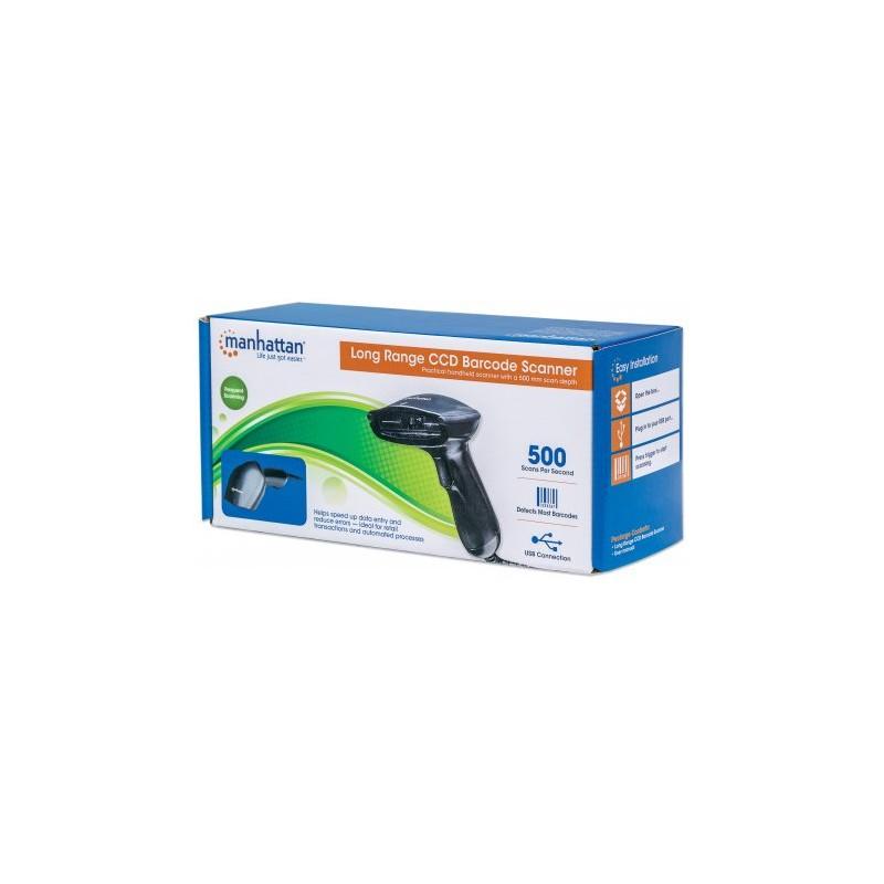 POS  SCANNER PARA CÓDIGO DE BARRAS USB PRETO