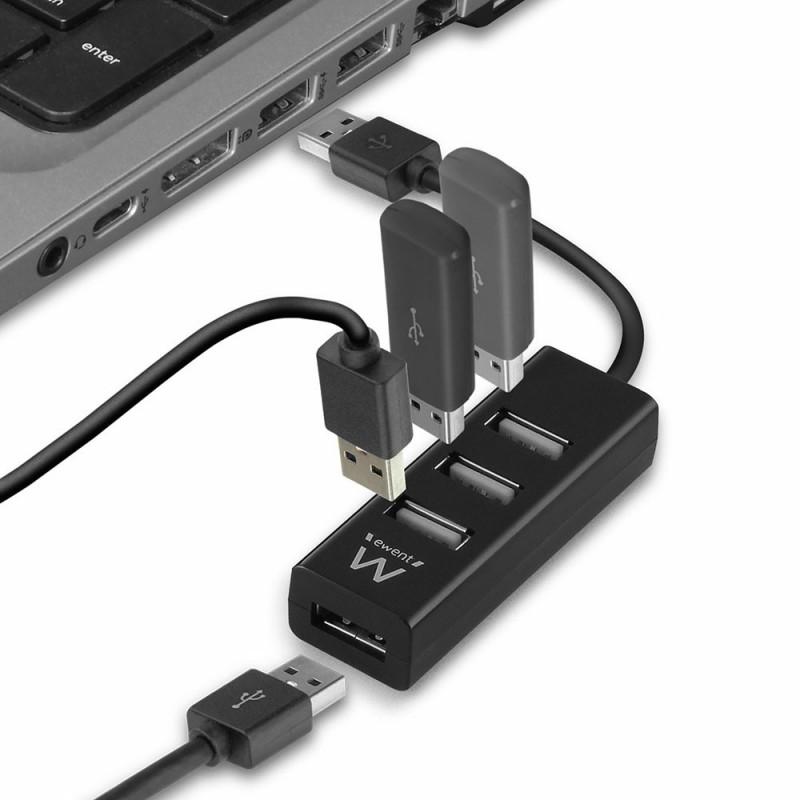 Adaptador HUB MINI USB 2.0 4 Portas