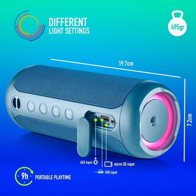 COLUNA PORTÁTIL ROLLERFURIA2 30W AZUL
