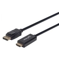 CABO DISPLAYPORT 1.8MT PARA HDMI 4K@60Hz PRETO