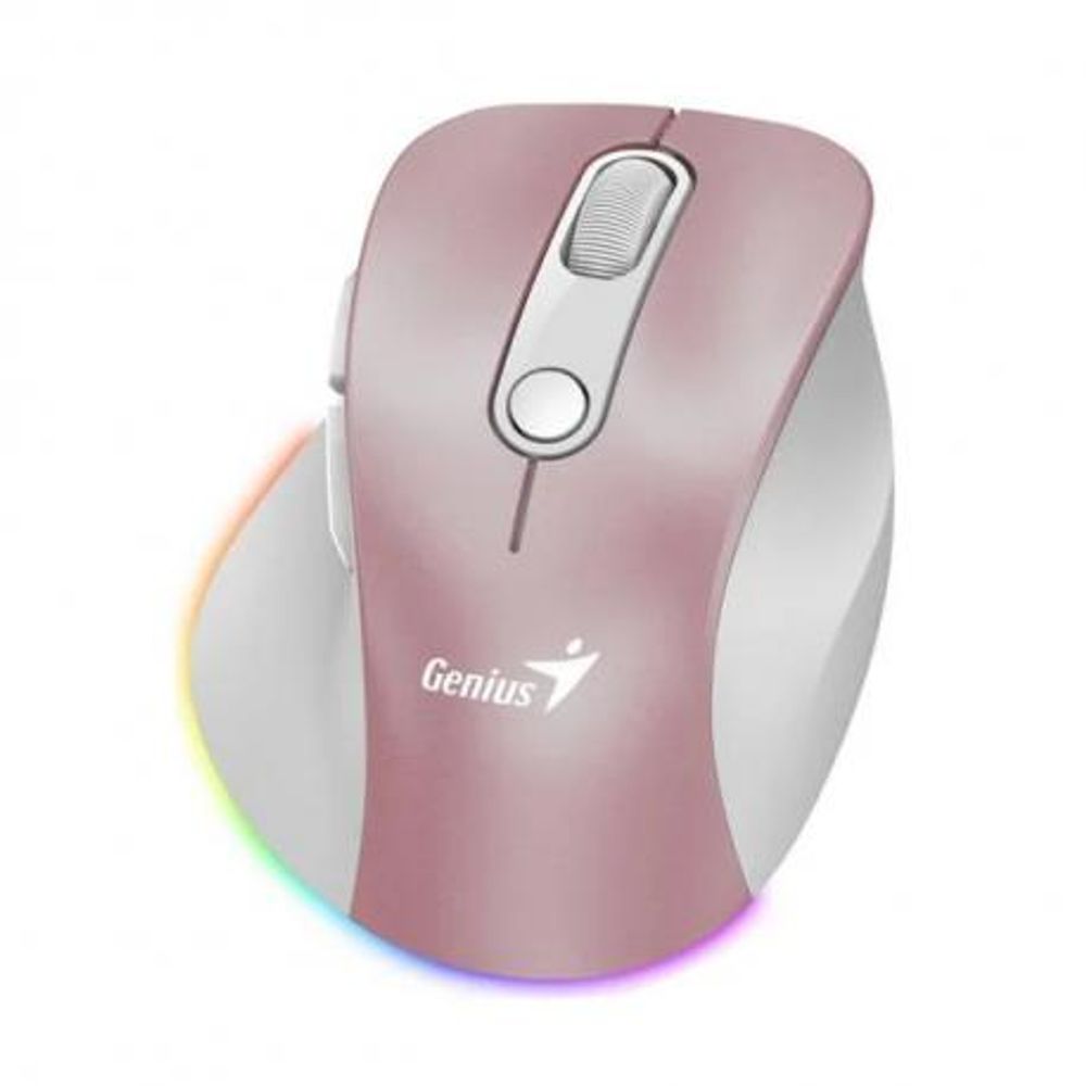 Mouse BT 5.0 Silent Ergo Rosa