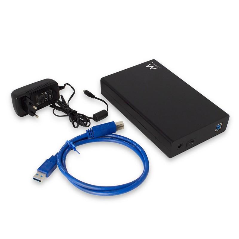 CAIXA EXTERNA HDD 3.5'' SATA SSD 3.2 PRETA