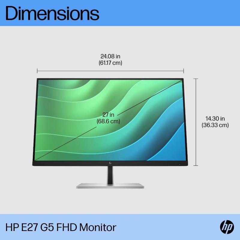 MONITOR 27'' E27 G5 FHD VGA/HDMI/DP/4USB