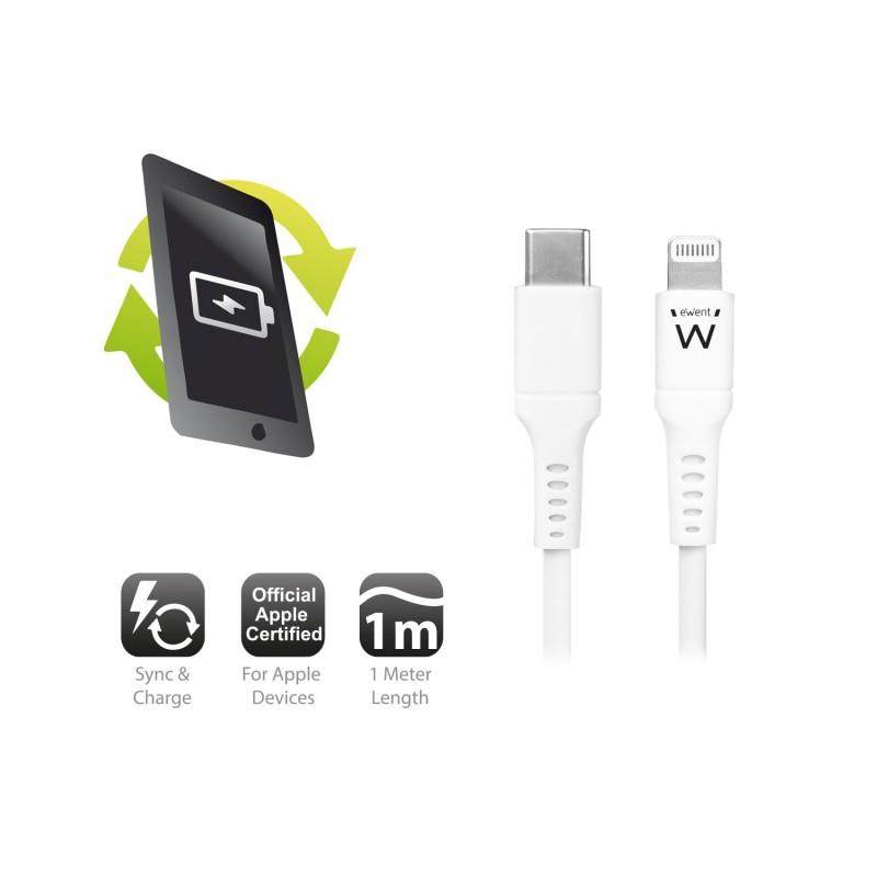 CABO USB-C PARA LIGHTNING IPHONE 1.0M