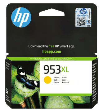 Tinteiro 953xl b3p20a oj pro 7700 / 8200 / 8700 amarelo
