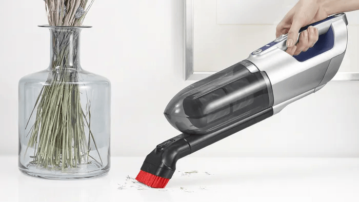 Aspirador vertical sem fio 2 em 1 28v azul