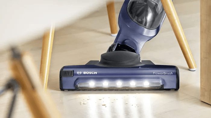 Aspirador vertical sem fio 2 em 1 28v azul