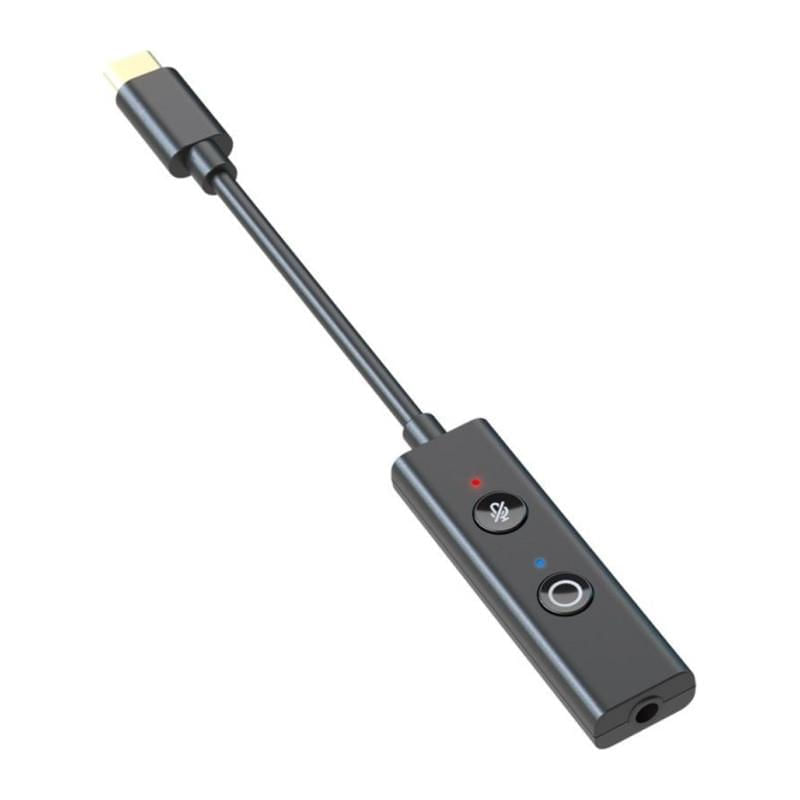Adaptador audio 3.5mm  dac audio play!4  para usb-c