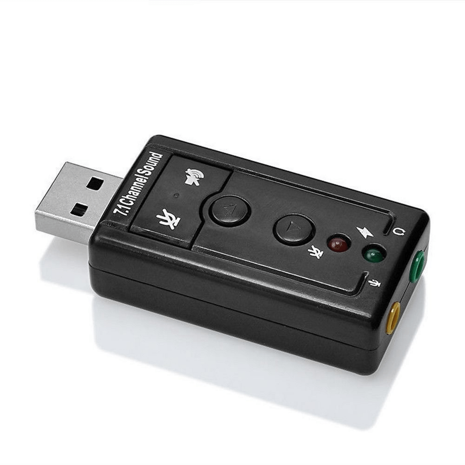 Adaptador audio usb 7.1 virtual 3d
